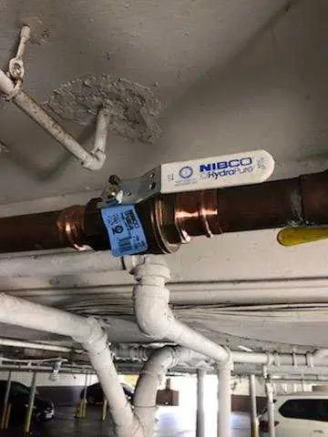 Copper pipe repair and valve work for Backflow Testing in New Italy