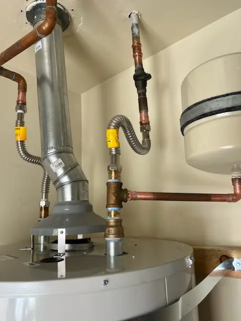 Water heater installation and plumbing repair in New Italy